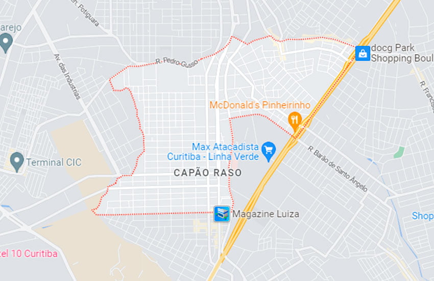 mapa do bairro
